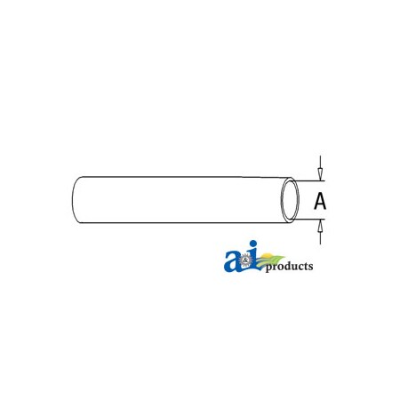 A & I Products Radiator Hose, Upper 7.5" x1.5" x1.5" A-NAA8260B